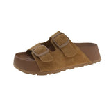 Korean Version Of The Beach In The Summer Of 2025, Thick-Bottomed Slippers Slacker Slacker Pedal