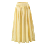 New Lotus Leaf Edge Sleeveless Small Blouse Large Skirt Half Dress
