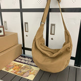 Vintage Wash Large Canvas Shoulder BagOutfit