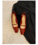 First-In-One High Heel Women 2025 New Coarse Heel Single-Shoe Temperament Light-Mouthed Mary Jane Women's