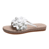 Women's 2025 Summer Flower Slippers Home Outdoor Drag Bathroom Cold Drag Beach