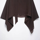 Women's Clothing Explosion Fashion Casual Round Collar Rivet Scarf Cape