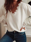Women's Clothing Cover Solid Color Knitted Long-Sleeved Top Women's Fashion Jacket Elegant