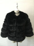 Fever Imitation Fox Fur Coat Women's Short-Sleeved Fur