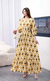 Zingj Printed Medium-Sleeved