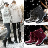 Winter New Tide Leisure High-Top Cotton Boots Outdoor Snow Boots Men And Women Plus Velvet Warm Cotton
