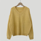 V-Neck Pullover Dark Academia SweaterOutfit