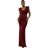 The Autumn Of 2025, The New Women's Pure Color Temperament Is Elegantly Folded And Collared Dress
