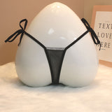 Eyelash Lace Thong Female Seduction Breathless Low-Rise Large-Size Shorts
