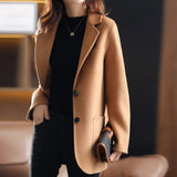And Winter New Station Explosion Bill Thick Hair This Female Coat Wish Small Suit Ebay Korean Version Of