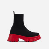 Sports Short Boots Women's 2025 Autumn And Winter New Women's Boots Large Size Pedal Socks