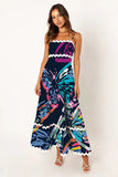 Zingj Summer New Solid Color Lace Stitching With Elegant Strapless Oversized Hem