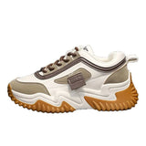 Women's Shoes With Thick-Bottomed Old Dad Shoes 2025 Summer New Fashion Lace-Up Single Shoes For Students Casual Sports