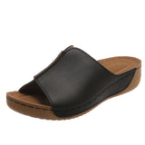 Wear Women's Shoes Comfortable Slope And Slippers Simple Size 2025 New Cool Drag