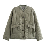 Women's ZA Autumn And Winter New Street Fashion Casual Cotton Cotton