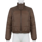 Long Sleeve Warm Cotton Jacket-Outfit