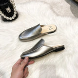 Half Slippers Women Summer Wear Muller Shoes 2022 New Flat