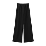 Fragrant Cotton Lint Neck Vest Set Of Women's Summer With Light Luxury High-End Trousers Two