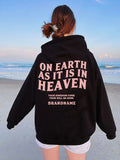 Cotton Printing On Earth As It Is In Heaven Hoodie-Outfit