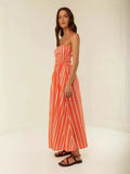 Zingj Summer New Women's Wear Temperament Casual One-Word Collar Halter Dress