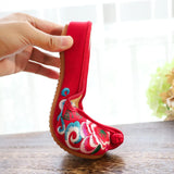 Zingj Colorful Cloud Embroidery National Wind Plate Buckle Warped Head Cloth Shoes Bag Toe Summer Cool Slippers Women's