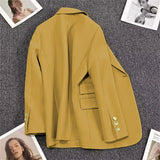 Zingj Spring And Autumn New Coffee Color Suit Coat Female A Button Casual Temperament Small Spring Suit
