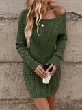 And Winter Fashion Sexy Knitted Skirt Women's Jersey Threads To Collect Waist Thin Ass Sweater