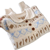 Glutinous Tit Island Sweater Women's Spring And Autumn 2025 New Great Looks Polo Clip Knitted