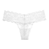 Lace Large-Size Sexy Perspective Without Trace Temptation Transparent Low-Rise Hot T-Trousers Women