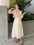 Xixi 2025 Spring New Temperament Commute High-Waisted Half-Body Skirt A-Word Skirt