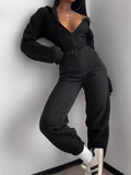 Knitted Qiu Force Spleet Machine Wind Solid Zipper Sports With Hat Repair Sexy Autumn And Winter