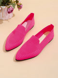 Summer New Large-Size Tip Flat-Soled Single Shoes Women's Shallow Sports Style Casual