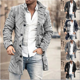 Printed Men's Coat 2025 New Wish Coat Station Wind