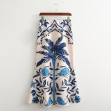 Women's Long-Sleeved Positioning Flower Shirt 5530
