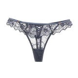 Triangle Hollow Lace Side Thong Lady Water Drill Hanging Cotton Crotch Trousers