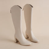 Boots Girl 2025 New Fashion French Vintage Vintage Vintage Skinny Boots High