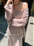 Xixi 13 Lines 2025 Autumn White Label In Temperament Elegant Mare Knit Sweater Sweater Female
