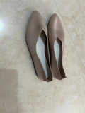 Large-Size Tip Flat Bottom Shallow Single Shoes Women Casual Flying Breathable Four-Season Work