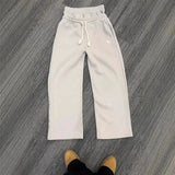 New Popular Five-Pointed Star Printing Series Of Young Couples Casual Fake Two Broad-Legged