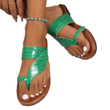 Sleeve Flat-Bottomed Slippers Women's New External Wearing Embossed Characters Beach Cool Drag