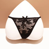 T-Shirt Trousers Women Scarless Bow Iron Ring Diamond Ornament 2025 New Low-Rise Cotton Crotch Girl Hot