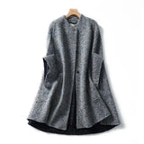 Cardigan Seven-Sleeve Coat Woman 2025 Autumn And Winter New Korean Version Of Fashion Trend Coat