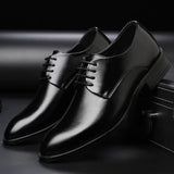 Zingj Summer Formal Shoes Korean Version Board Shoes Office Shoes Business Tie Belt Solid Color Versatile Men's Casual Shoes Men's
