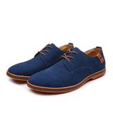 Zingj Leather Shoes Daily Casual Shoes Frosted Men's Leather Shoes Lace-Up Tide Shoes Large Size Men's Single Shoes Wenzhou