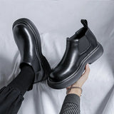 2025 New Youth Round Head Help Cylinder Thick Bottom Fashion Fashion Foot Martin Boots