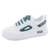 White Shoes Female Students Spring Korean Version Of The Sea Gas Shoes Children's Trendy Shoes 2025 New Small Casual Shoes