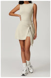 Tank Wrap Skort Tennis Dress- Outfit