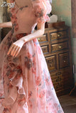 Lace Evening Maxi Dresses for Women Party Elegant Caual Beach French Design Floral Bodycon Midi Dress Korean Summer