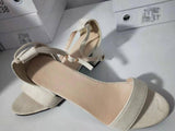 Women's Thick Heel High Heel Women's Fashion Sandals Summer Buckle Shoes 5 Cm