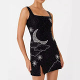 Women's New Slingless U-Necked Hot Diamond Shiny
